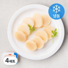 깨끗하게 손질된 가리비관자살 180g + 버터 10g (냉동), 4세트