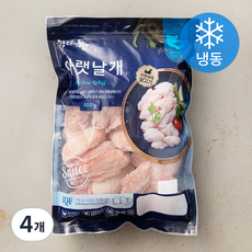 닭터의자연 무항생제 인증 아랫날개 윙 (냉동), 800g, 4개