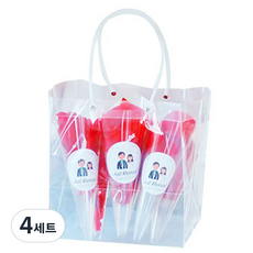 婚禮花瓣雨 6入, 紅色, 4套