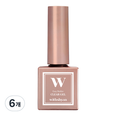 Withshan Clear Gel Polish With Gel Crystal Builder Gel 10g, 單品, 6個
