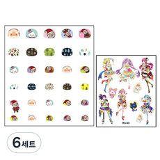 크리스킨드 유아용 네일스티커 메리크리스마스 + 타투스티커 랜덤 발송, RCKS003, 6세트