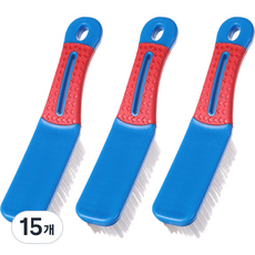 Rabbitdog 鞋子清潔細毛刷, 15個, 藍色