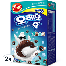 동서 포스트 오레오오즈 민트초코 시리얼, 500g, 2개