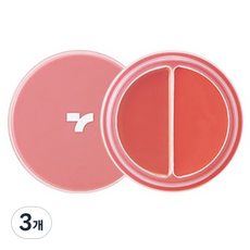 TONYMOLY 雙色唇蜜腮紅兩用膏 4.8g, 3入, 03 Sundae Coral