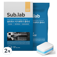 Sub.lab Saltwash 洗碗機清潔劑 8入, 144g, 2個