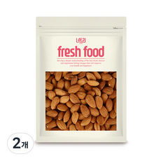너트리 볶음아몬드 알큰사이즈, 1.2kg, 2개
