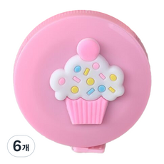 Bakogel 便攜式可愛迷你杯子蛋糕捲尺, 6個, 1.5m