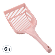 하이제이비 고양이 모래삽, 핑크, 6개