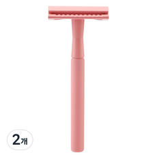 바이핏 남성용 수동 면도기 핑크, 1개입, 2개