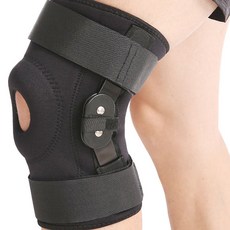 로브로코 고탄력 쿠션 무릎 압박 보호대, 블랙, 1개