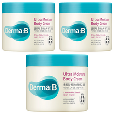 Derma B 超保濕身體乳霜，集中高保濕，430ml, 3罐