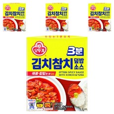 오뚜기 3분 김치참치 덮밥소스, 150g, 4개