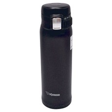 ZOJIRUSHI 象印 不鏽鋼內膽真空保溫杯, 黑色, 480ml, 1入