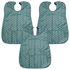 로사홈 다용도 턱받이, 작은 꽃 곤색, 3개