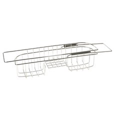 Class 可伸縮瀝水架, 345 x 100 x 100mm, 1個, Silver