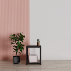 슈랙 철재 선반, 블랙프레임, 2단