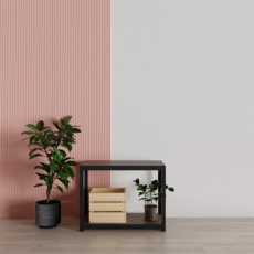 슈랙 철재 선반, 블랙, 2단