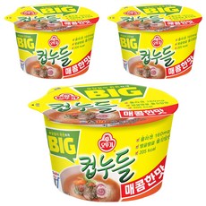 OTTOGI 不倒翁 冬粉大杯麵 辣味 61g, 3入