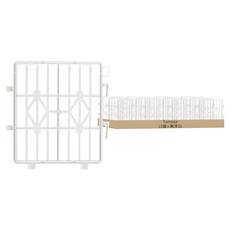 Tamsaa 可拆卸式寵物圍欄 象牙白, 12個, 367 x 322mm