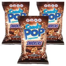 캔디팝 스니커즈 팝콘, 149g, 3개