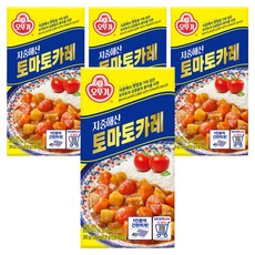 OTTOGI 不倒翁 地中海番茄咖哩塊, 200g, 4個