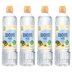 청정원 화이트식초, 900ml, 4개