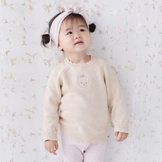 Jamie Kay 兒童奧黛麗針織衫 - 燕麥混色