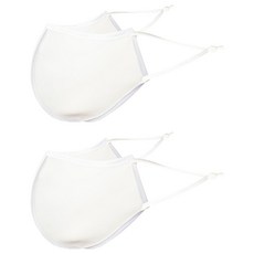 하하비샵 등산 방수 파스텔컬러 마스크 아동용 S, 1개입, 2개, 화이트