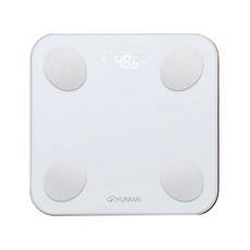 윈마이 미니2 스마트 체중계, 화이트, 1개
