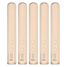 Mass 生活好物 電動美甲打磨器 USB充電式指甲修護美甲機 附5種磨頭 卡其色, 5個