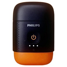 PHILIPS 飛利浦 500系列 攜帶式 電鬍刀 2刀頭 3D浮動刀頭 鼻毛修剪器 完全防水 磨利橘 YQ660