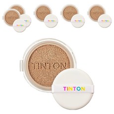 TINTON 珍珠氣墊粉餅替換芯, 21 Pink Beige, 6個