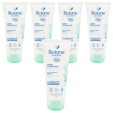 Biolane 法貝兒 專研益菌生有機修護霜 長效保濕 滋潤修護 舒緩乾癢, 75ml, 5條