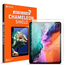 팀팀 아이패드 프로4세대 6D 카멜레온 슬림커버 액정보호필름 2p 1세트, 혼합색상