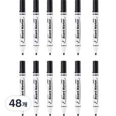 MyPen 白板筆, BLACK, 48個