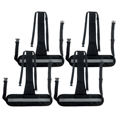 Dr.Pelis J 輪椅輔助帶 安全帶 黑色, 單一商品, 4個