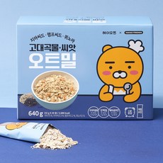 heyoat Kakao Friends 古代穀物種子燕麥片 20入, 640g, 1個