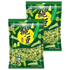 旺旺 挑豆 豌豆芥末口味, 2包, 220g