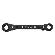 PANRICO 百利世 無邊棘輪梅花板手 10x12mm 頭部呈25°, 1支