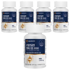 DAEWOONG LIFE SCIENCE MSM 2000補充錠, 120顆, 5個