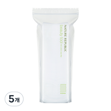 네이처리퍼블릭 뷰티툴 내추럴 워터젯 화장솜, 80개입, 5개