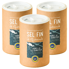 蓋朗德灘塗日曬細鹽, 3個, 150g