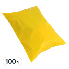 Bom91 LDPE 黃色快遞袋, 100個