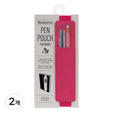 If Bookaroo 綁書帶式筆袋 筆夾, 粉紅色, 2個