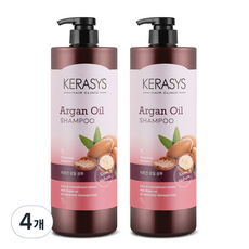 KERASYS 摩洛哥堅果油洗髮精白麝香香味, 1L, 4個