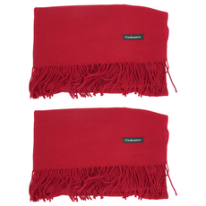 FANCY LIFE 仿羊絨純色圍巾