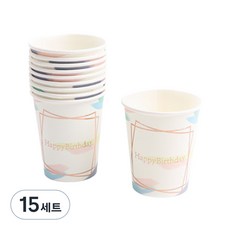 PARTYHAE 感性派對杯 生日水彩畫, 10入, 3盒