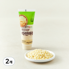 곰곰 국산 다진마늘 튜브타입, 80g, 2개