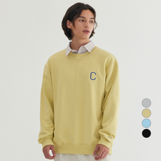 커버낫 남녀공용 C 로고 맨투맨