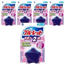 KOBAYASHI 小林製藥 BLUELET 馬桶消臭芳香塊 薰衣草香味, 5個